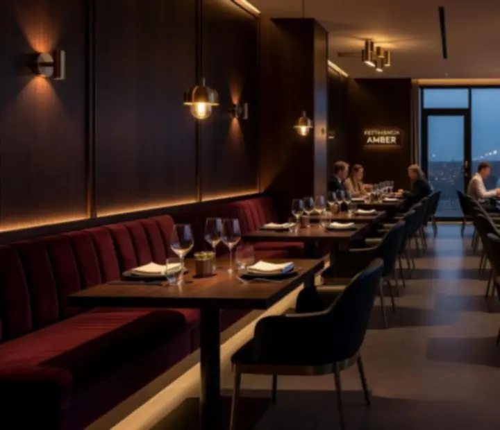 Elegancka sala restauracyjna przygotowana na wieczór pokerowy