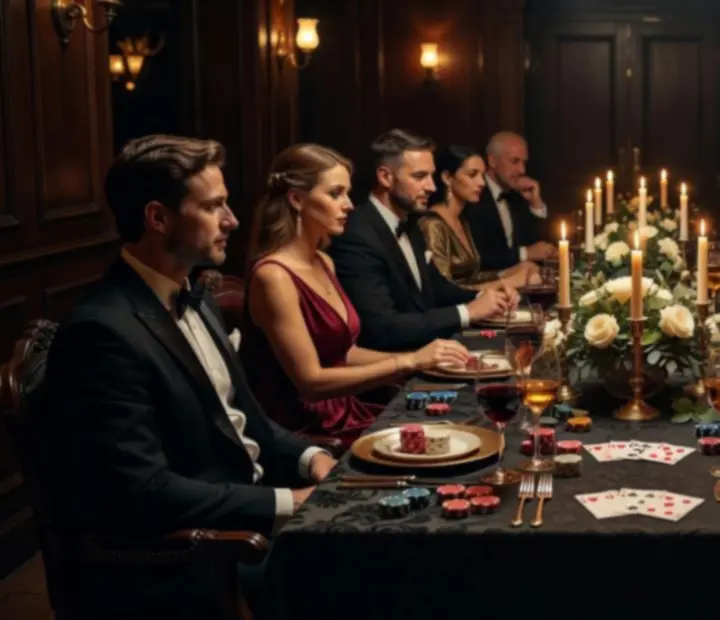Kameralny wieczór VIP w eleganckiej restauracji z nastrojowym oświetleniem